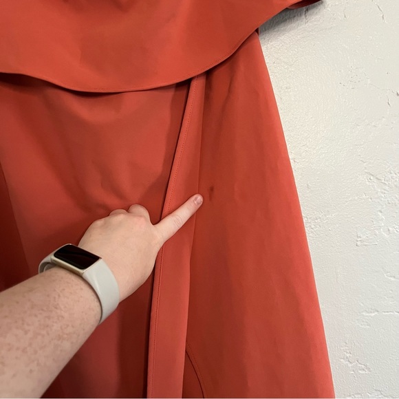 Lovers and Friends Violet Midi Dress in Orange Size Small - Picture 8 of 12